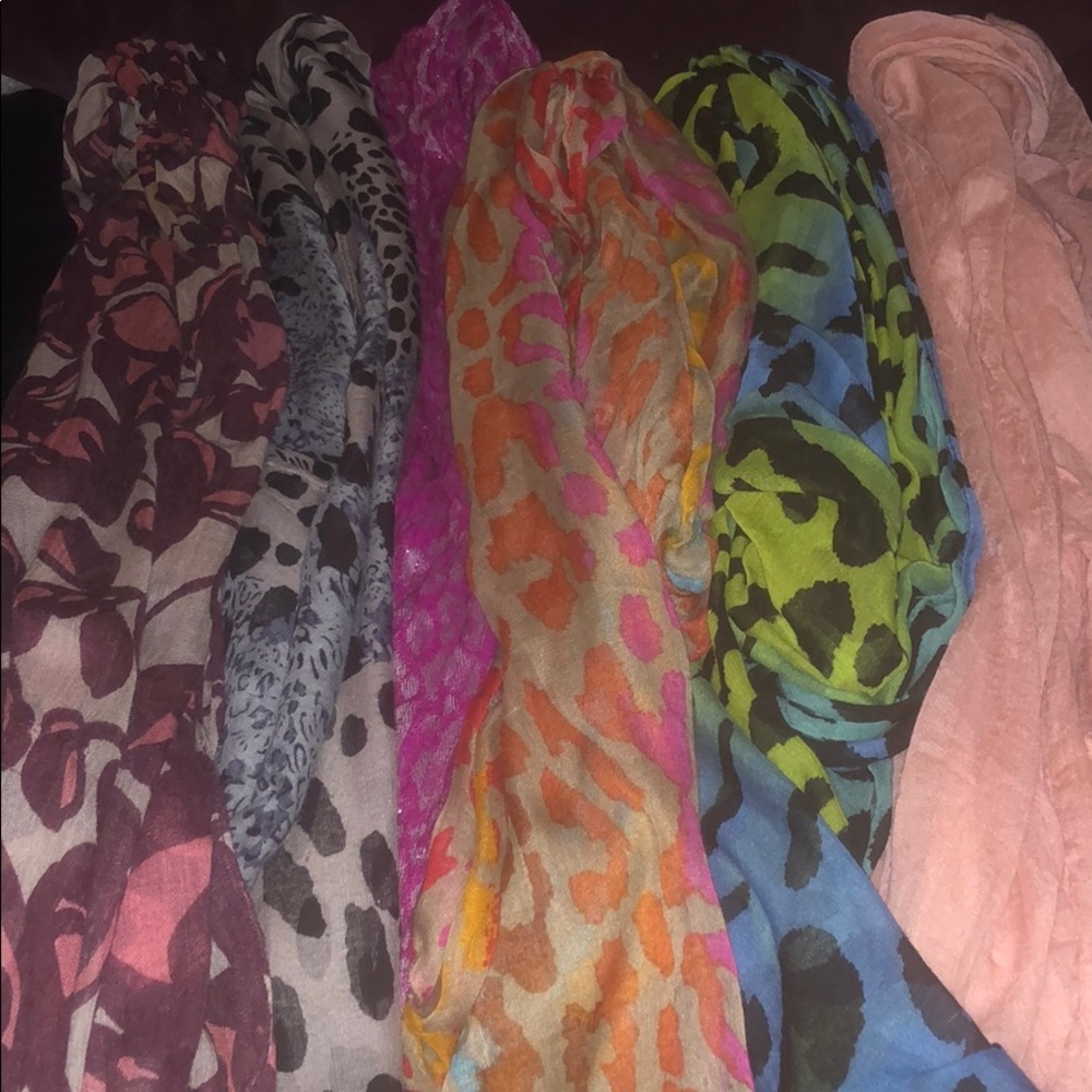 Leopard/Floral scarf bundle